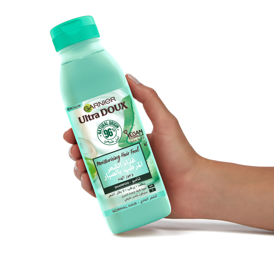 Garnier Ultra Doux Moisturizing Hair Food Shampoo Aloe & Coconut 350 ml