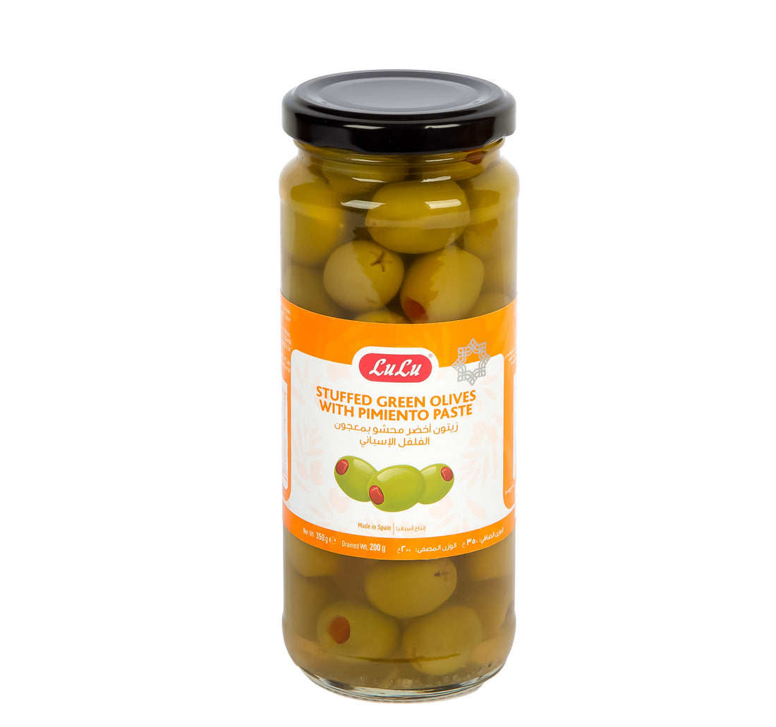 LuLu Stuffed Green Olives With Pimento Paste 200 g