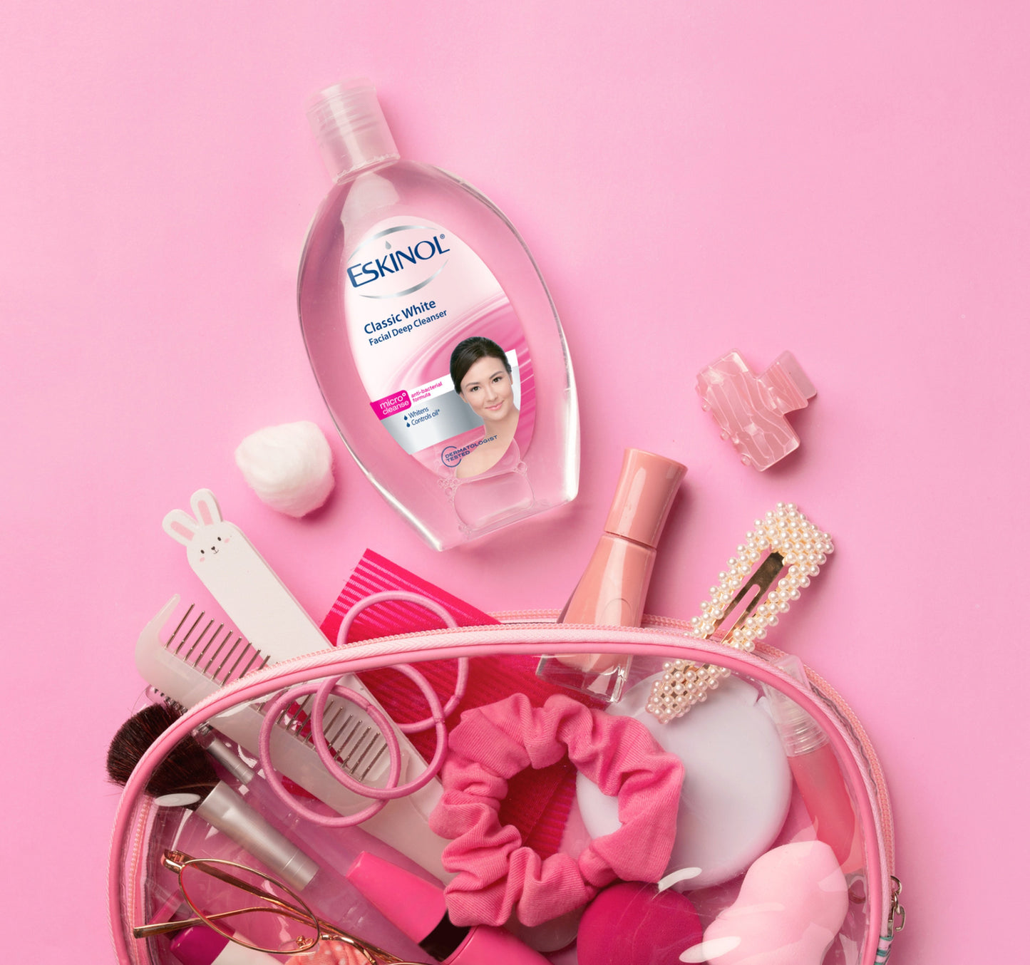 Eskinol Blackhead Eliminating Classic White Deep Facial Cleanser 225 ml