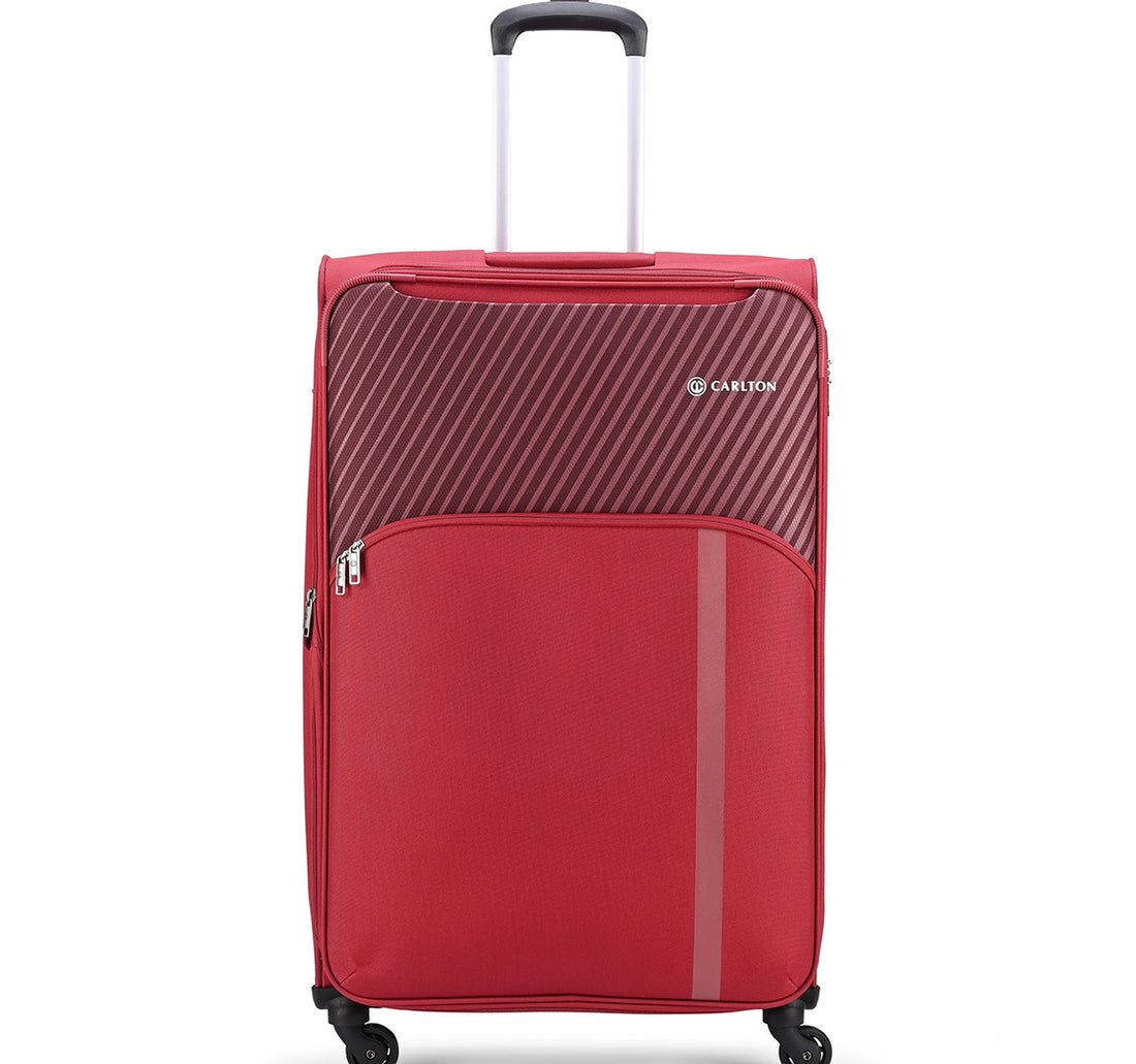 Carlton Striker Plus 4 Wheel Soft Trolley 69cm Red