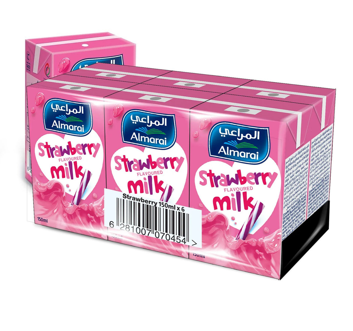 Almarai Nijoom Strawberry Flavoured Milk 6 x 150 ml