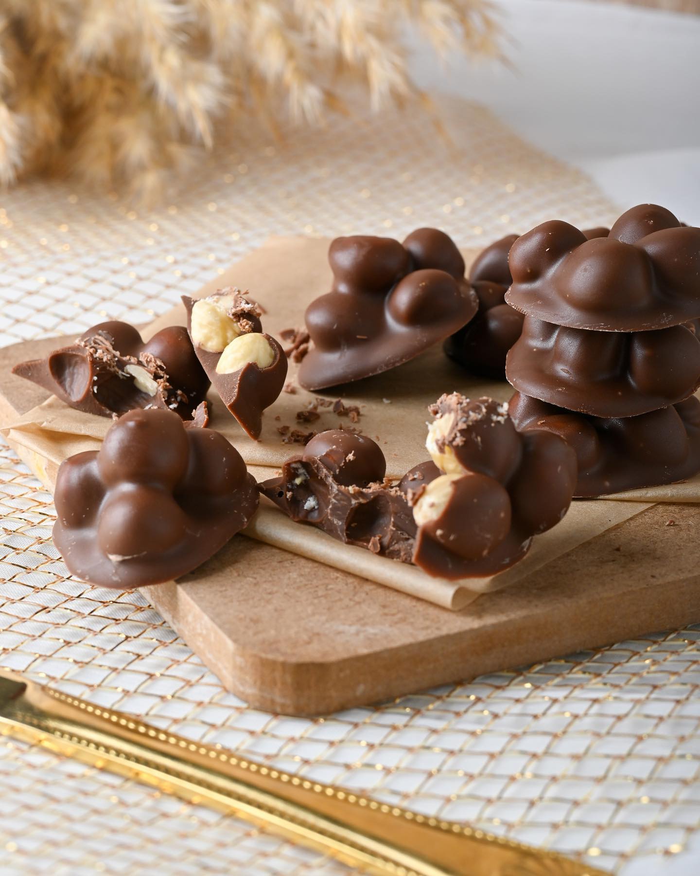 Hazelnut chocolate truffle