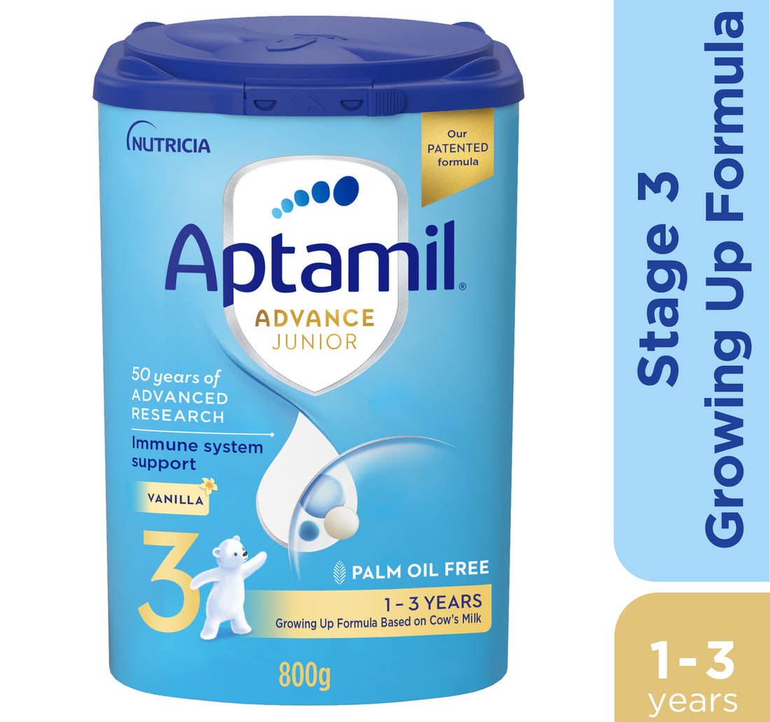Aptamil Advance Junior Stage 3 Growing Up Formula Vanilla Flavour From 1-3 Years 800 g