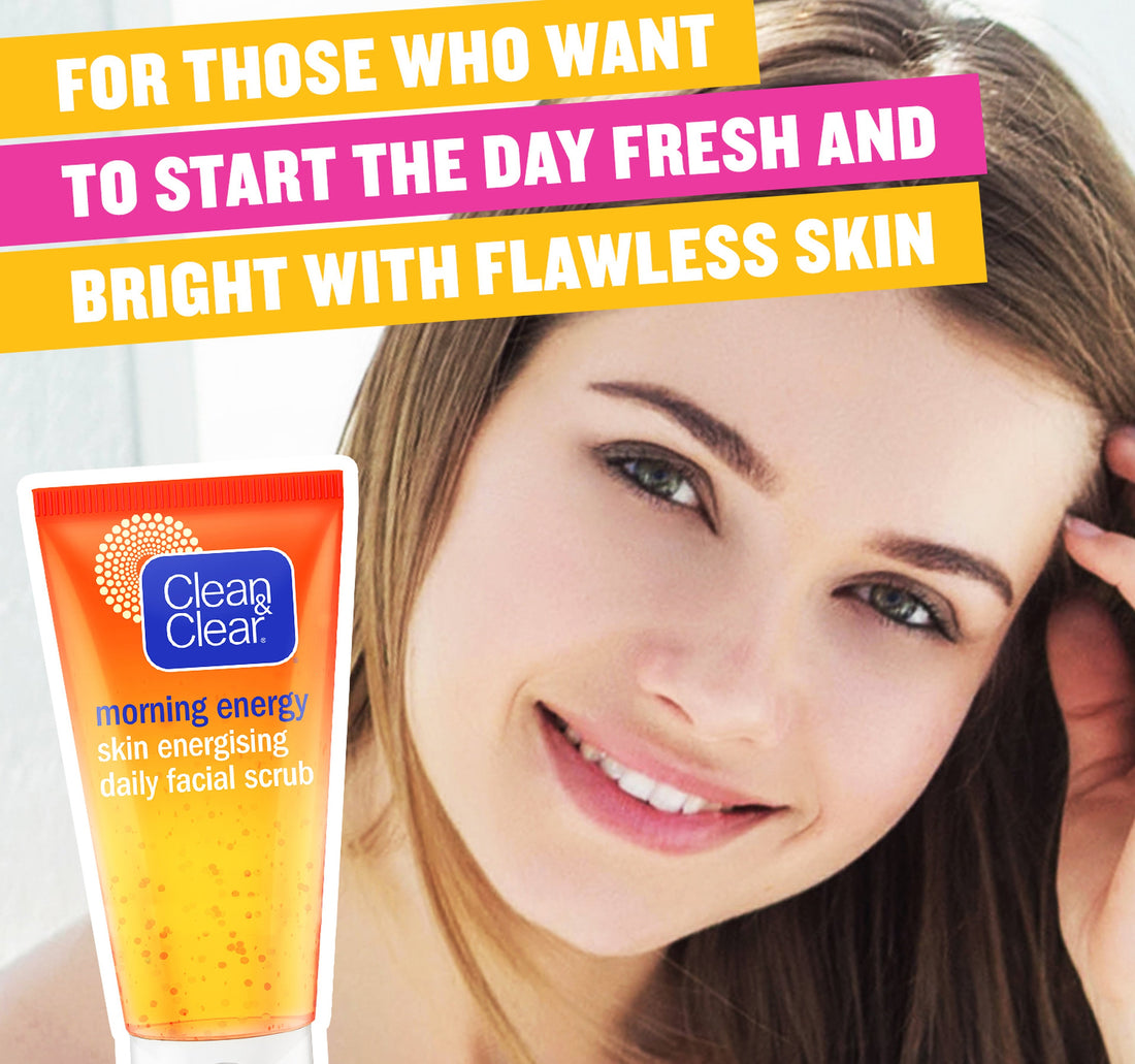 Clean & Clear Daily Facial Scrub Morning Energy Skin Energising 150 ml