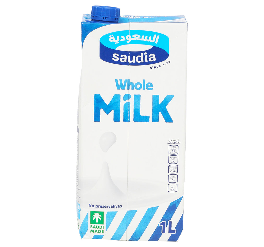 Saudia Whole Milk 1 Litre