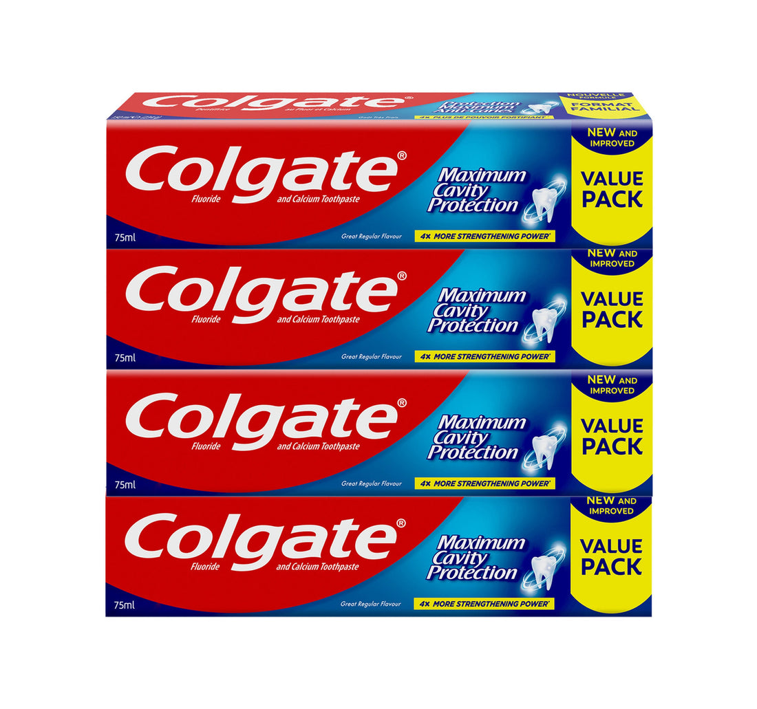 Colgate Toothpaste Maximum Cavity Protection 4 x 75 ml