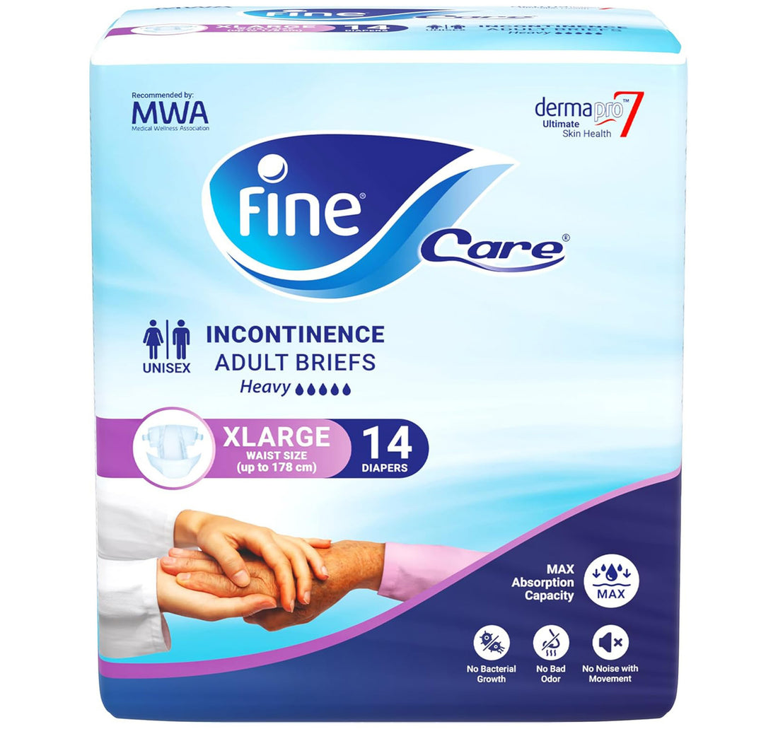 Fine Care Unisex Adult Briefs Heavy X - Large 14 pcs