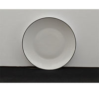 Pearl Noire Dessert Plate, 7.5 inches, White, NBC075SR-LIM