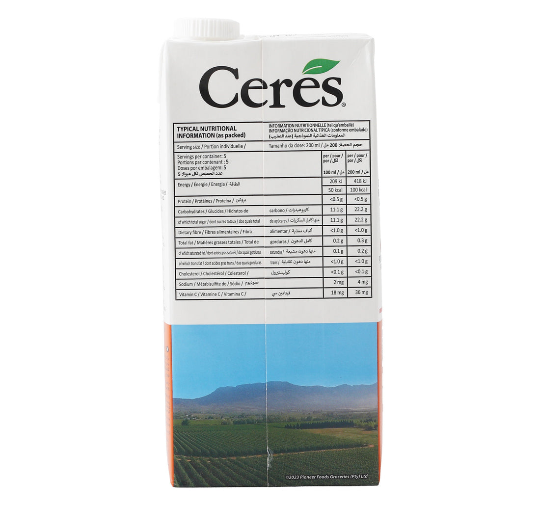 Ceres Nectar Orange Bliss 1 Litre