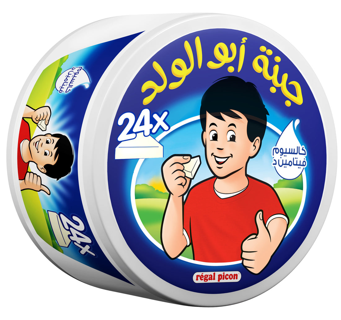 مثلثات جبنة بيكون الملكية 24 حصة 360 جم