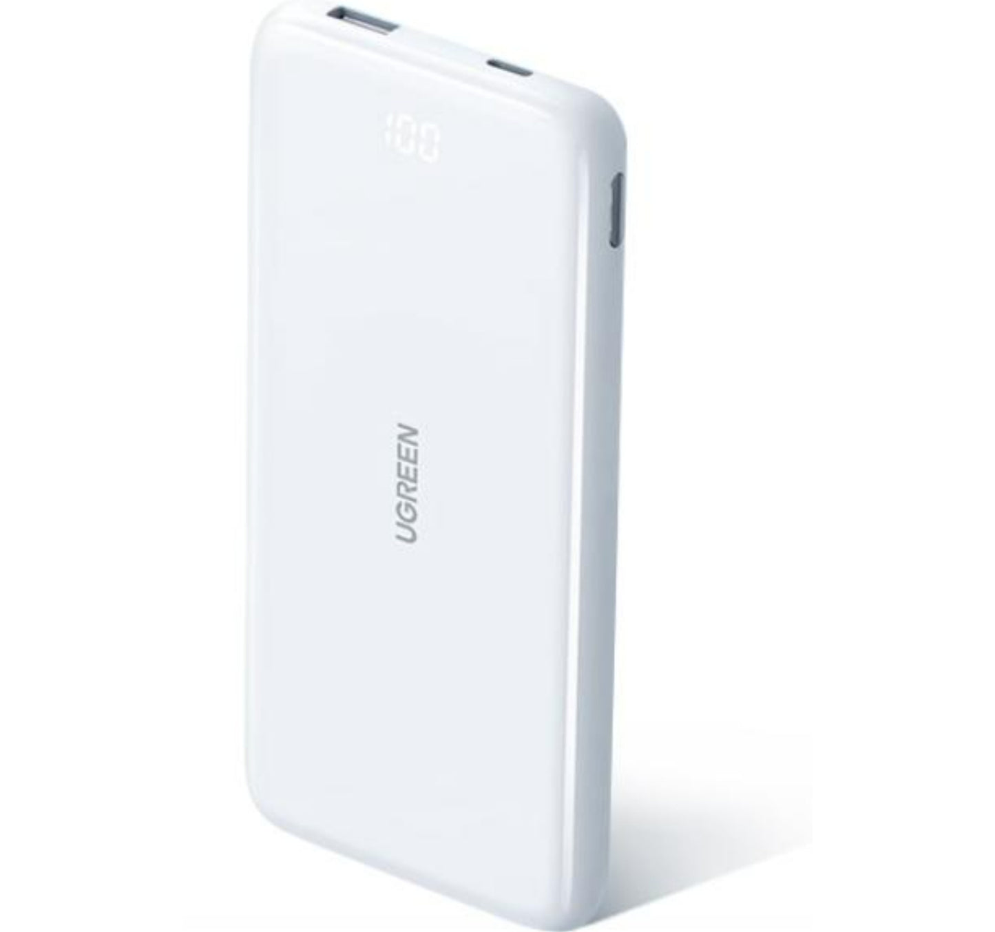 Ugreen Two-Way Fast Charging Power Bank, 10000 mah, White, 80700