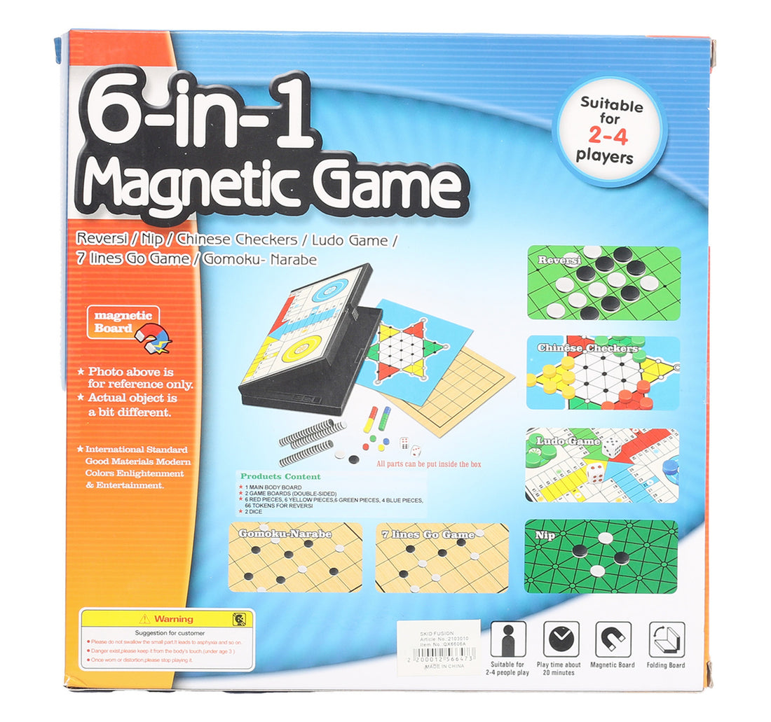 Skid Fusion 6 In 1 Chess Game QX6606A