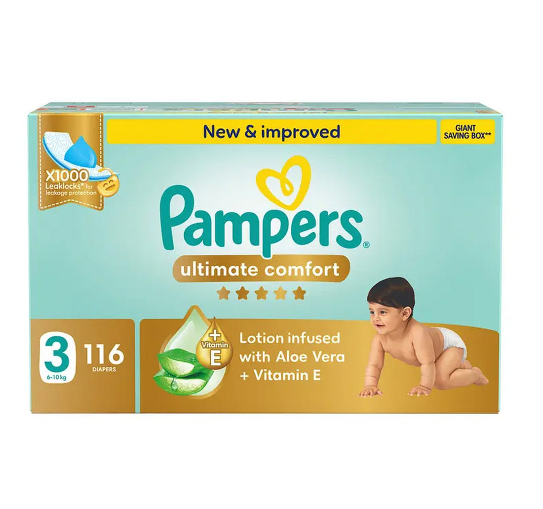 Pampers Ultimate Comfort Diaper 3 Size 6-10kg 116 pcs