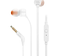 سماعات أذن JBL T110 باللون الأبيض