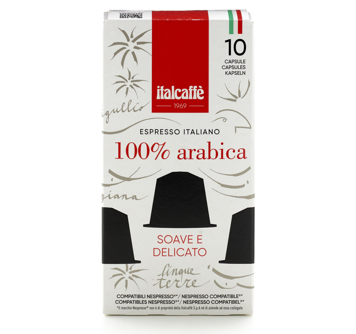 Italcaffe Espresso Italiano 100% Arabica Capsule 10pcs