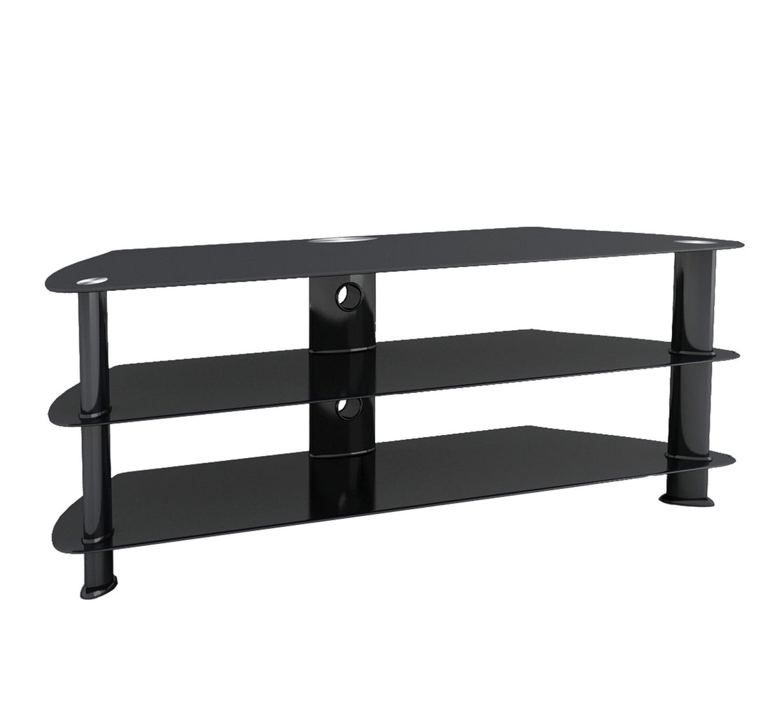 Maple Leaf Home TV Stand Glass 3 Layer, TV916