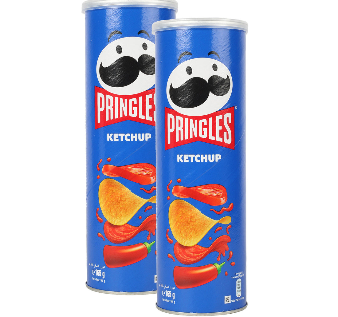 رقائق برينجلز بنكهة الكاتشب 2 × 165 جم