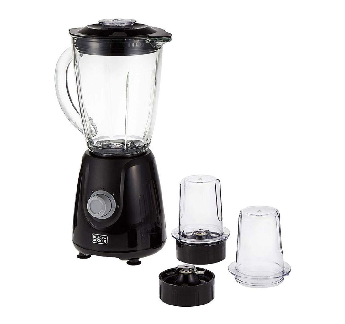 Black+Decker 400W Glass Blender With 2Mills BX440G