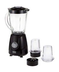 خلاط زجاجي بلاك آند ديكر 400 واط مع مطحنتين BX440G