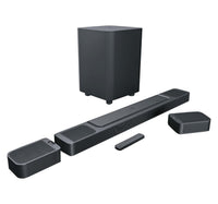 JBL BAR1000 7.1.4-channel soundbar with detachable surround speakers, MultiBeamโข, Dolby Atmosยฎ, and DTS:X