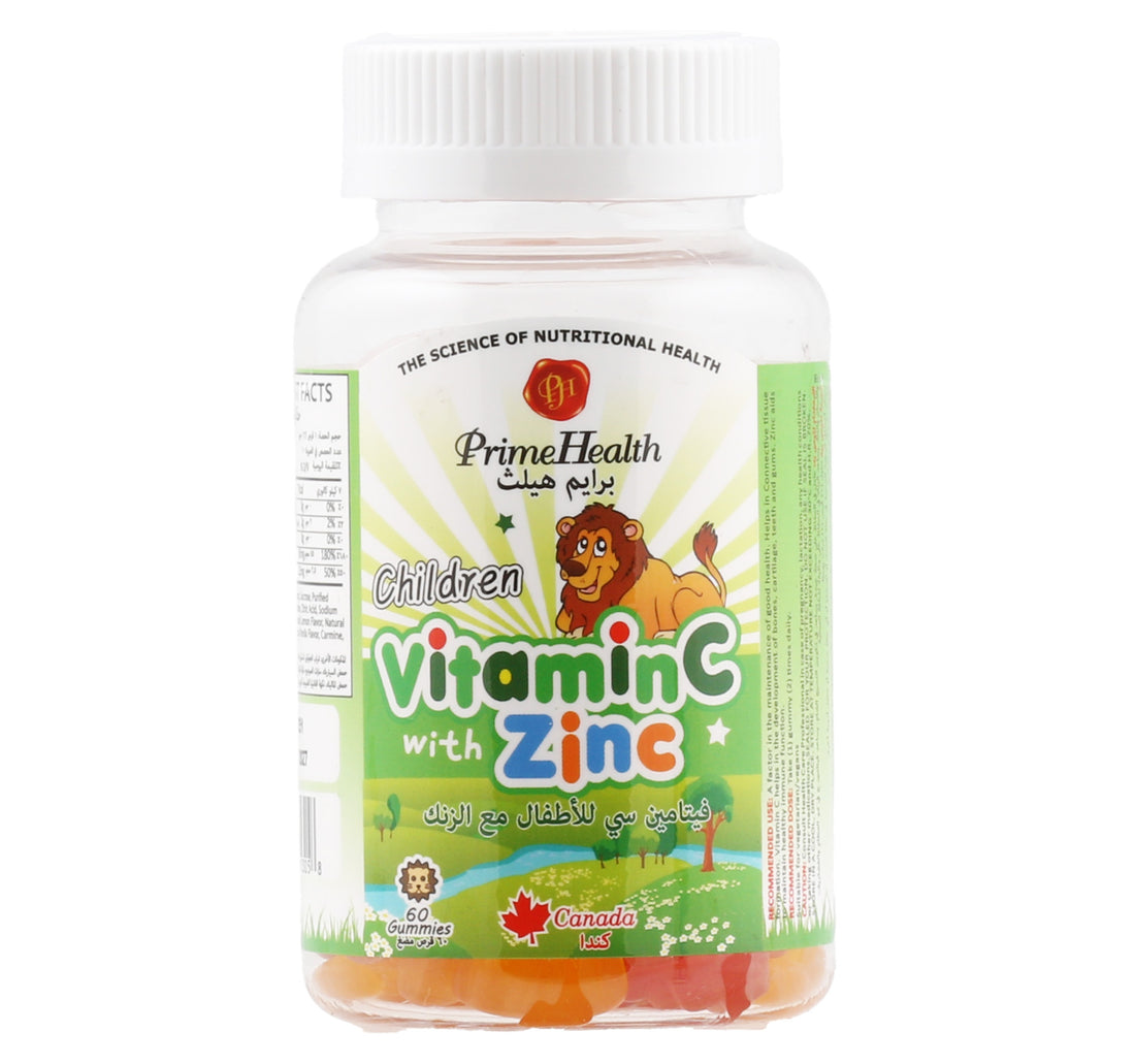 Prime Children Vitamin C With Zinc 60 pcs
