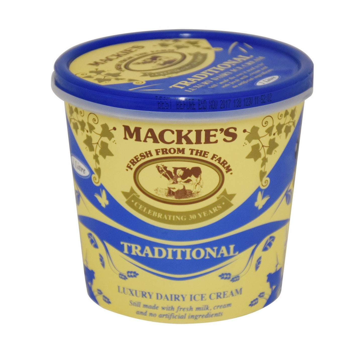 Mackie's Traditional Luxury Dairy Ice Cream 1 Litre