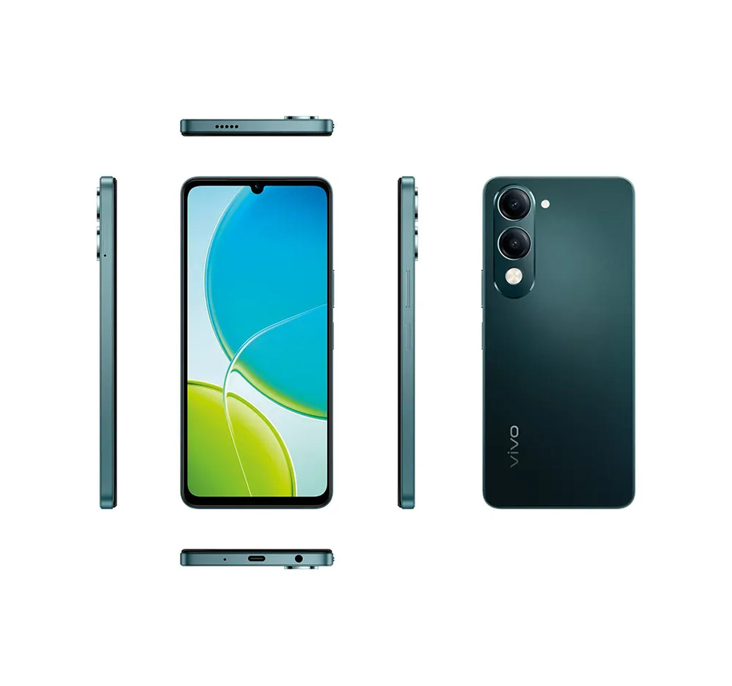 Vivo Y29s 5G Smartphone, 6 GB RAM, 128 GB Storage, Jade Green