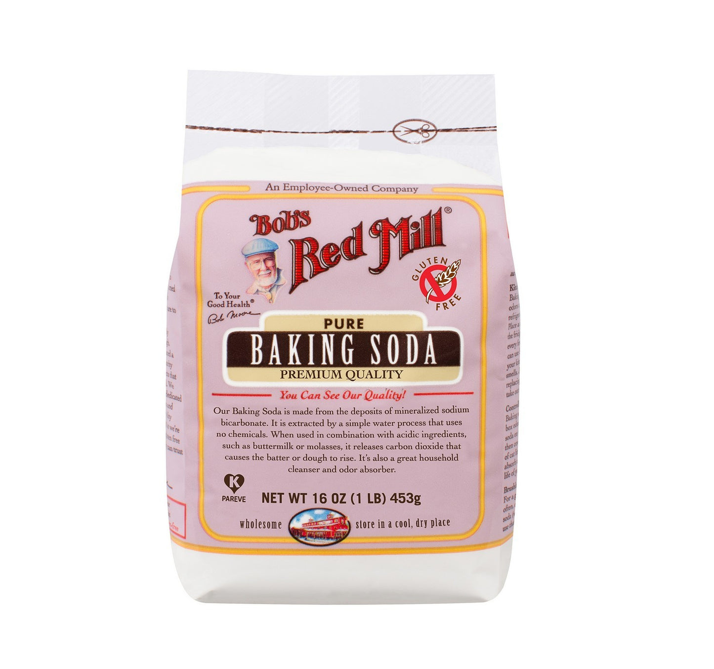 Bob's Red Mill Pure Baking Soda Gluten Free 453 g