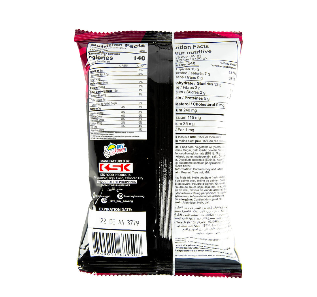 KSK Boy Bawang BBQ Flavour Cornick 90 g