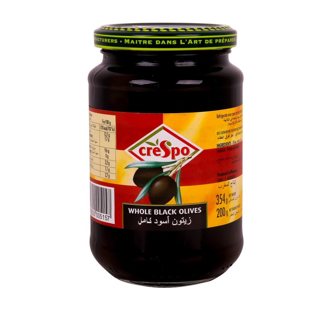 Crespo Black Olives in Brine 354 g