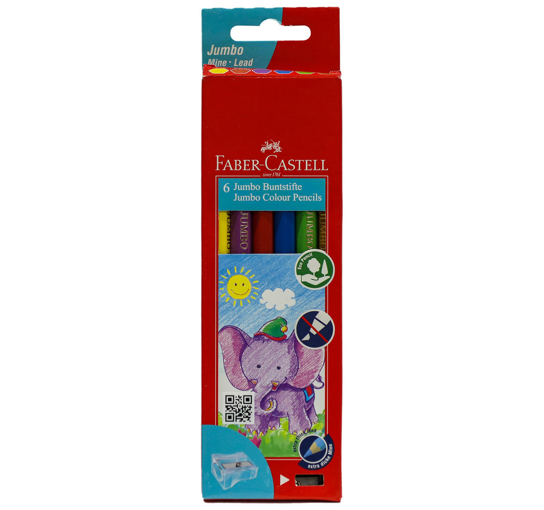 Faber-Castell Jumpo Color Pencil 111606 6Pcs