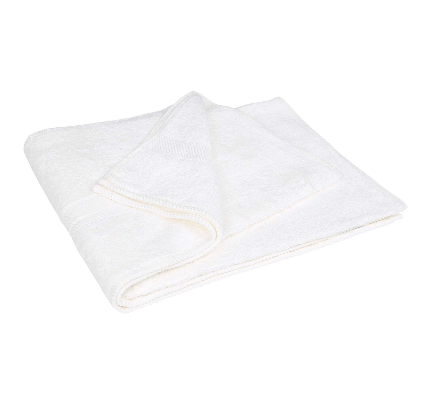 Laura Collection Bath Towel, 90 x 150 cm, White