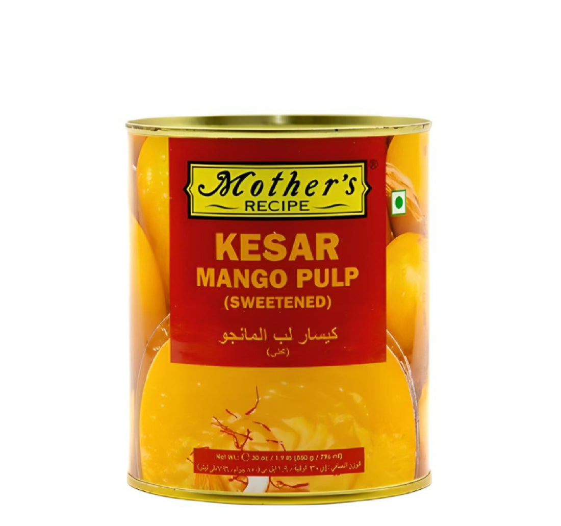 Mother's Recipe Kesar Mango Pulp (Sweetened) 850 g