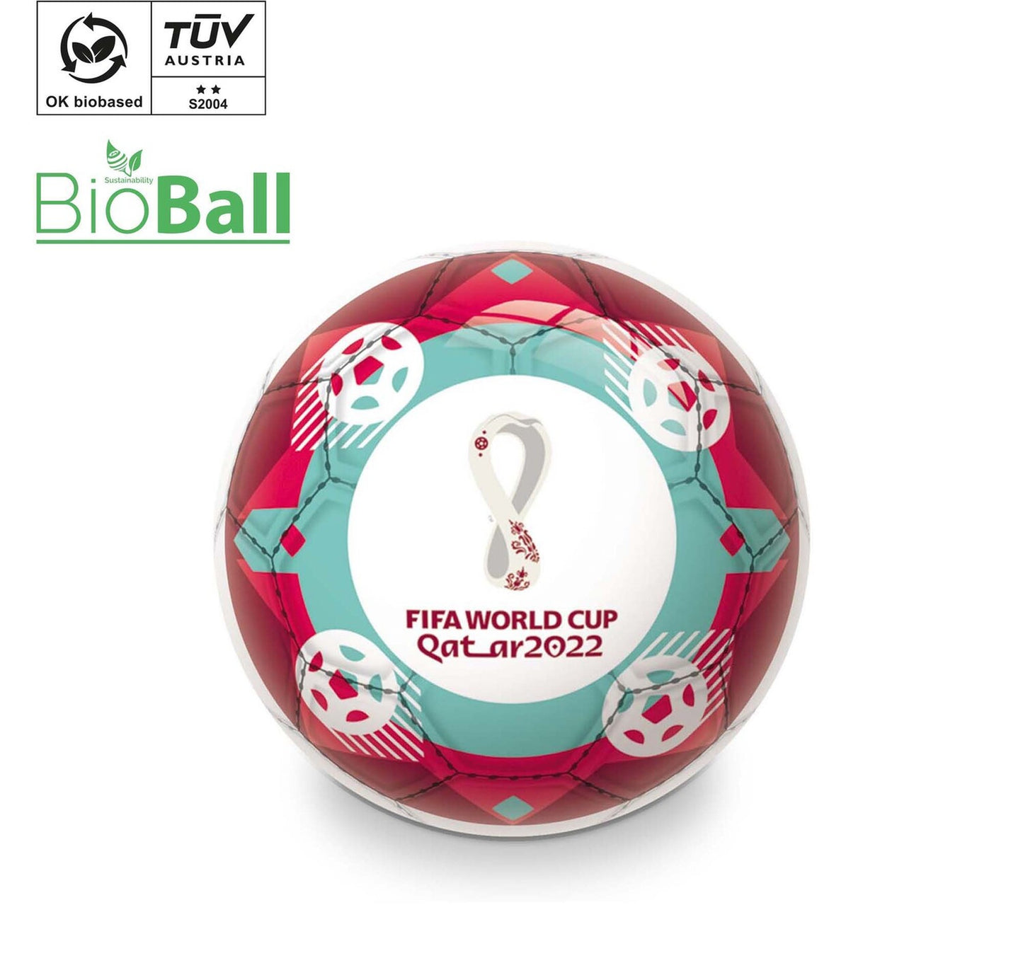 Mondo Fifa World Cup Qatar 2022 PVC Bio Ball, 05991