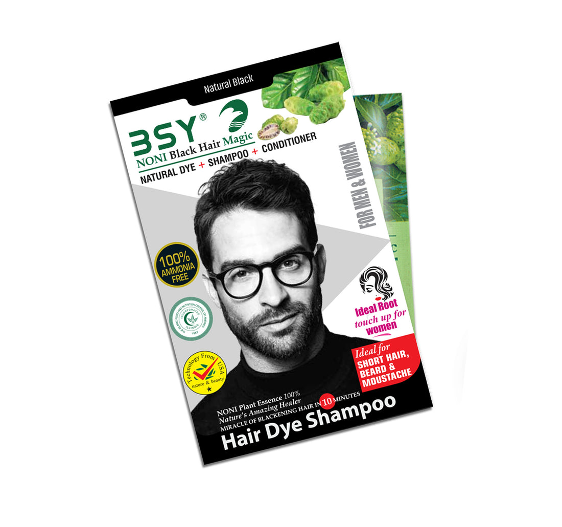 BSY Noni Black Magic Hair Dye Shampoo 12 ml