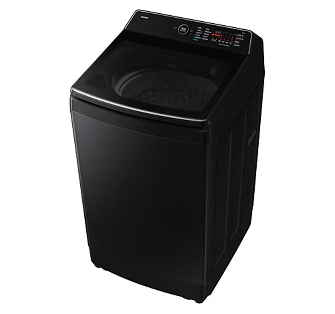 Samsung Top Load Washing Machine, 13 kg, 700 RPM, Black Caviar, WA80F13B6BGK