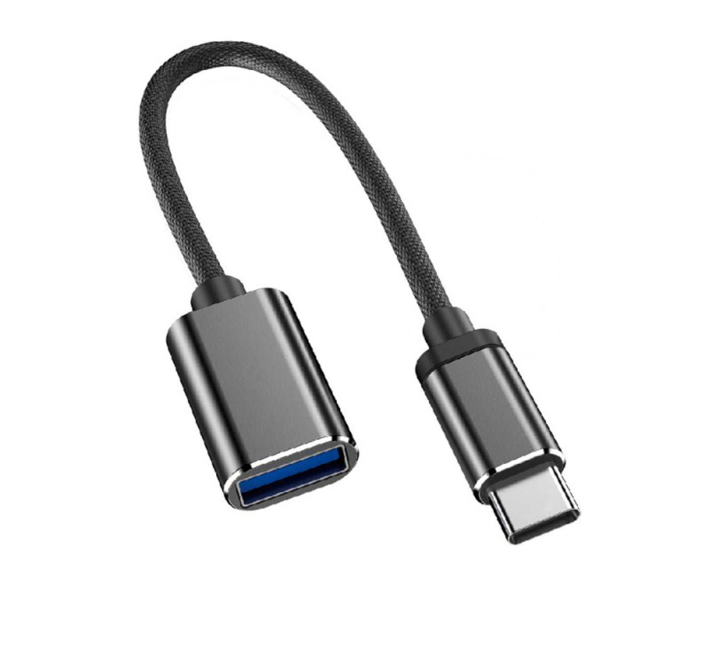 Trands Type-C OTG USB 3.0 Adapter, Black, TR-CA335