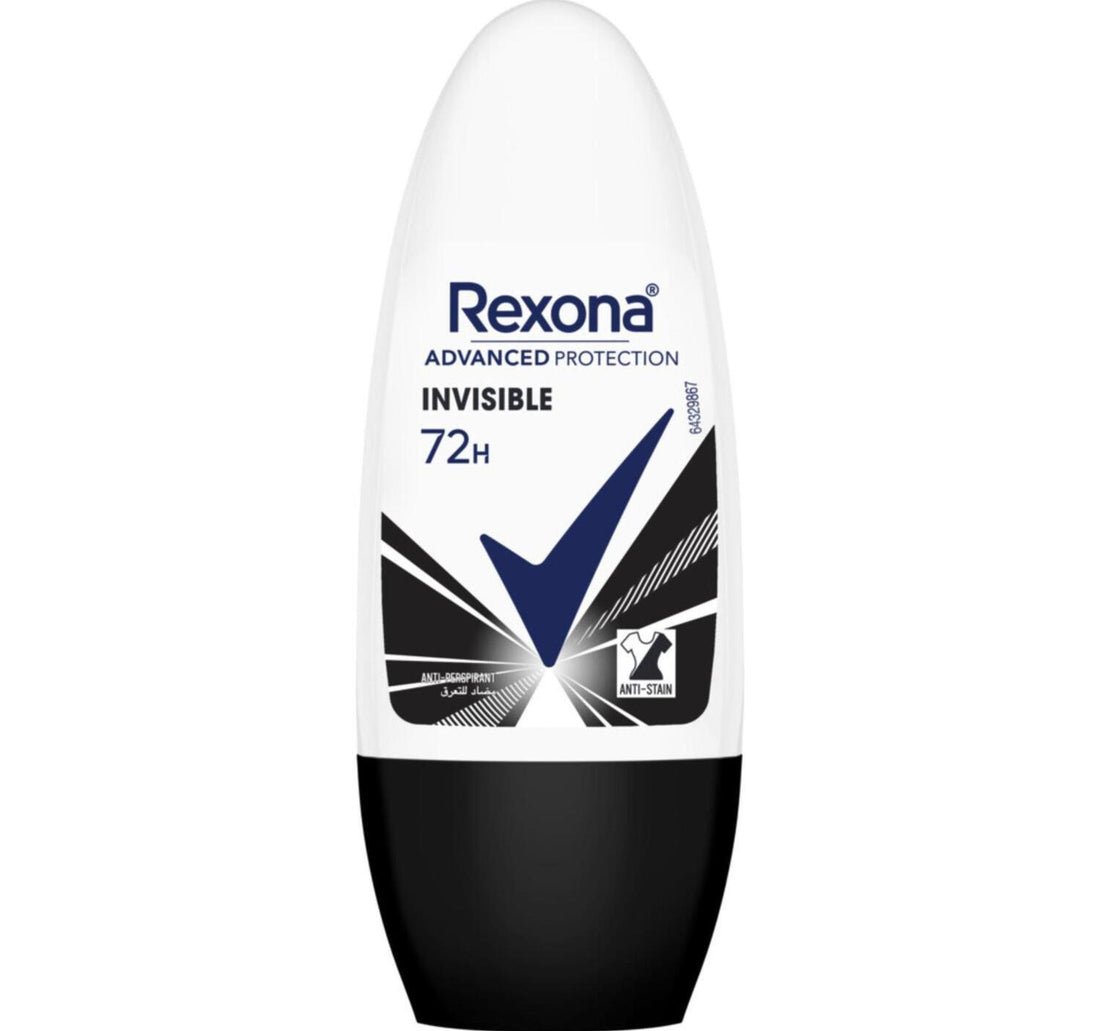 Rexona Antibacterial + Invisible Anti-Perspirant Roll On For Women 50 ml