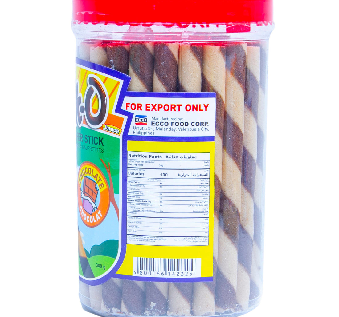 Stick-O Chocolate Wafer Stick 380 g