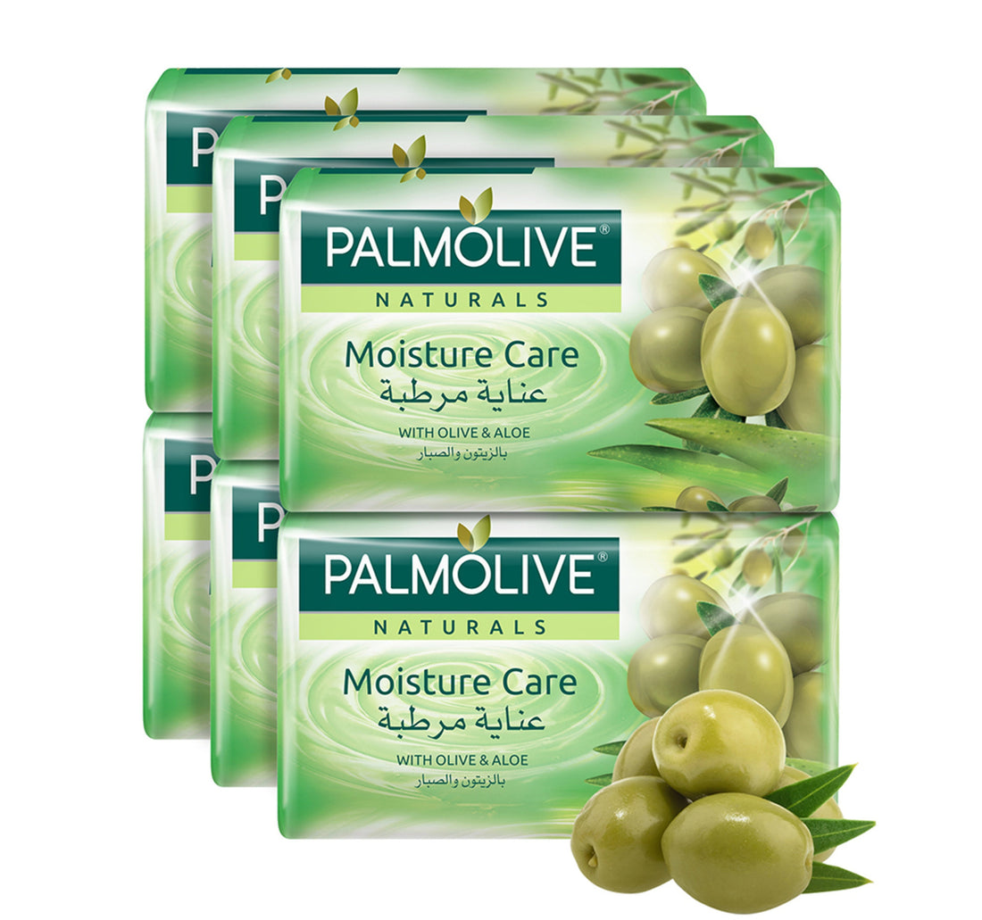 Palmolive Naturals Bar Soap Aloe Extract & Olive Oil Value Pack 6 x 170 g