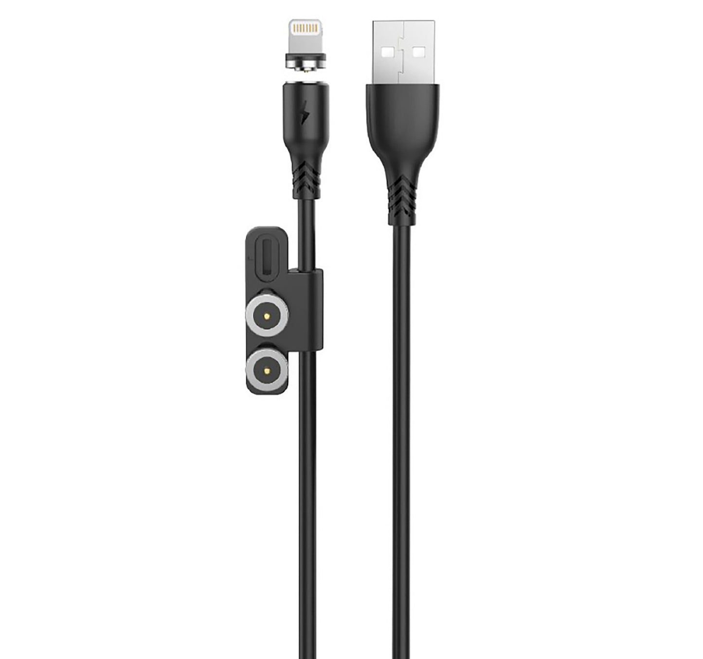 Trands 3 in 1 Magnetic Suction Charging Cable TR-CA832 1Meter