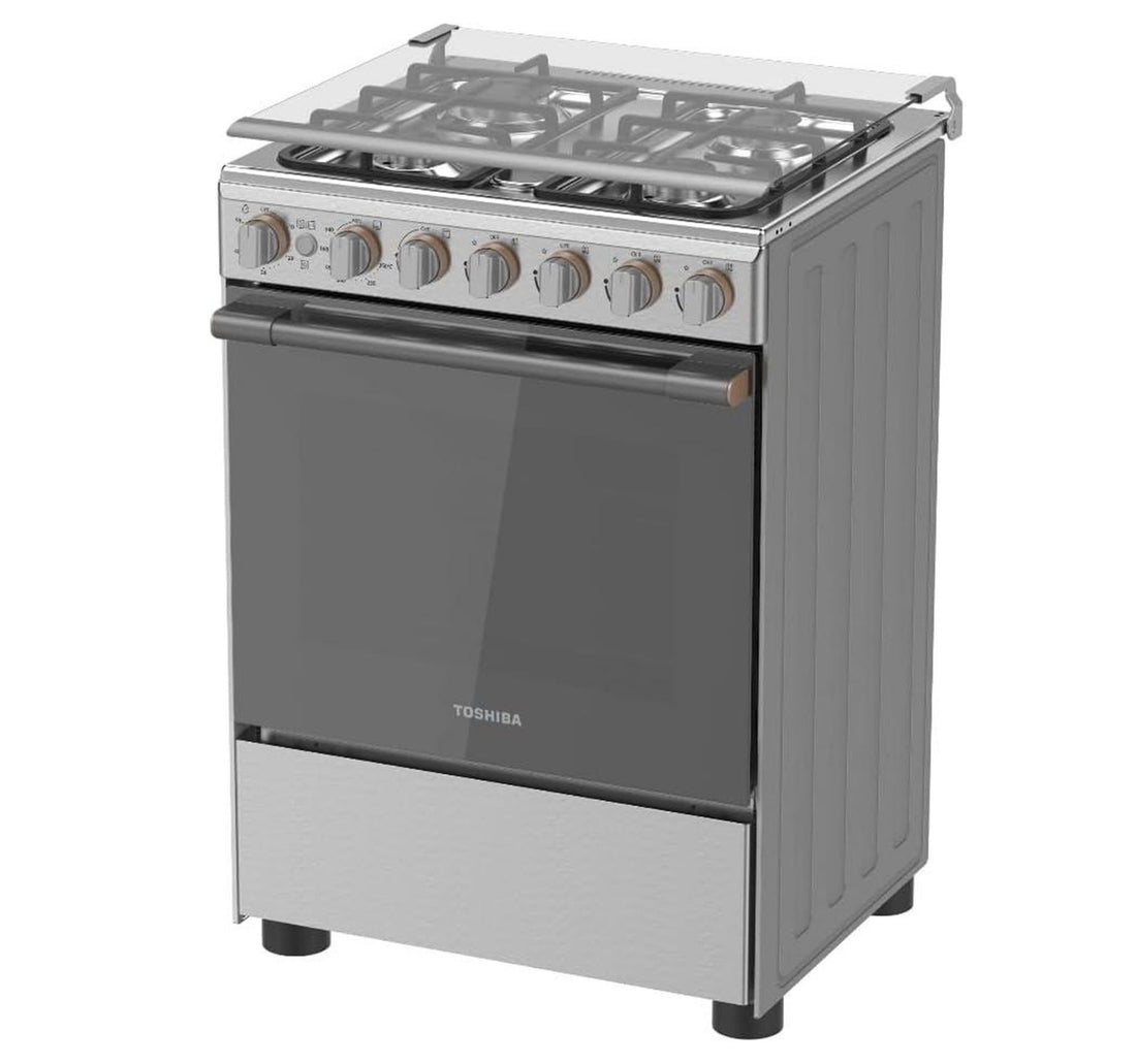 Toshiba 4 Burner Gas Cooking Range, 60 x 60, Stainless Steel, RB2-60G4GE(MR)
