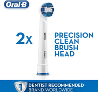 رأس فرشاة أسنان بديلة Oral B Precision Clean، قطعتان