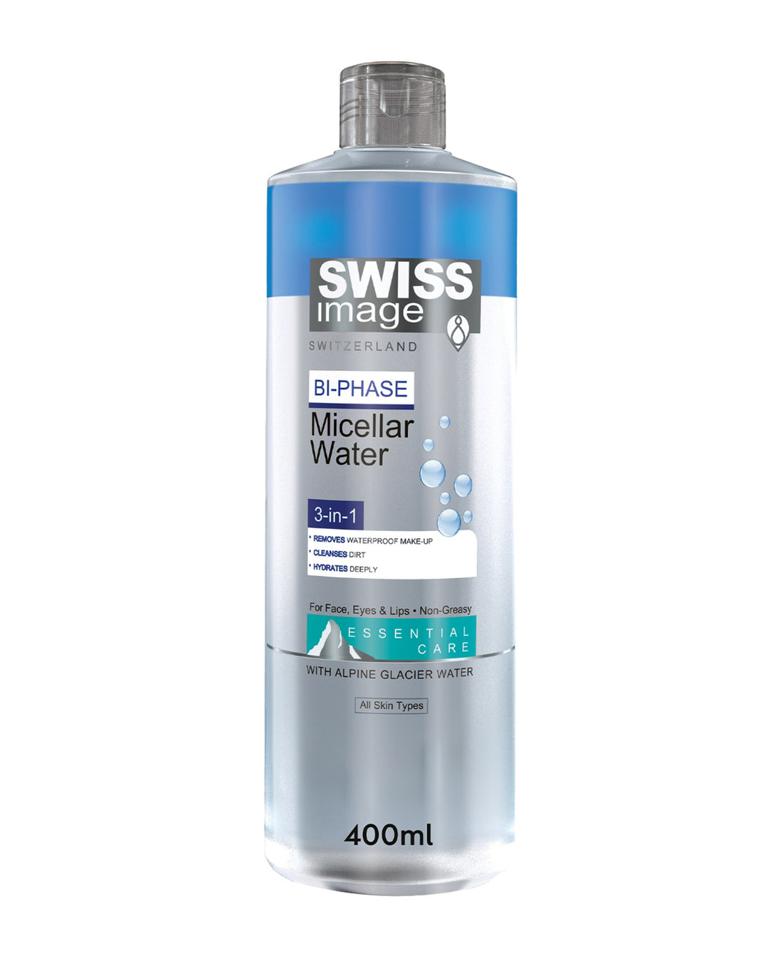 Swiss Image Bi-Phase Micellar Water 3 In 1 Make Up Remover 400 ml