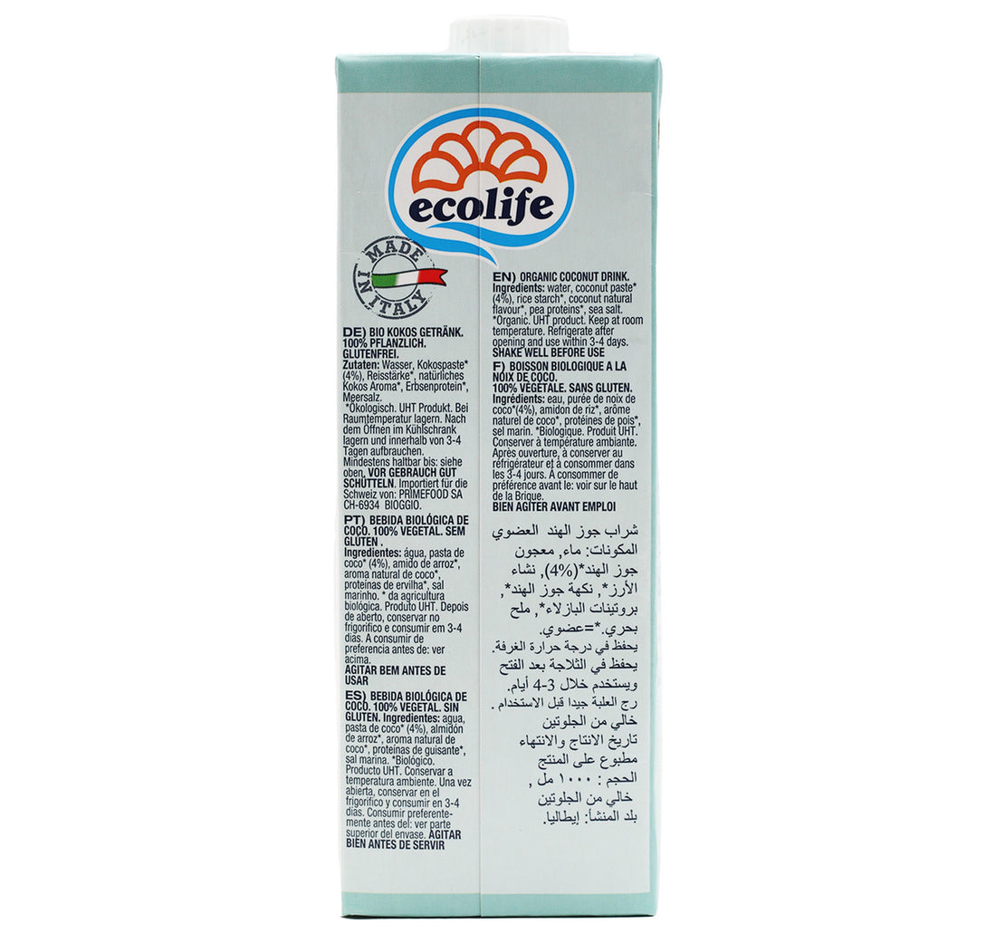 Ecolife Organic Coconut Drink 1 Litre