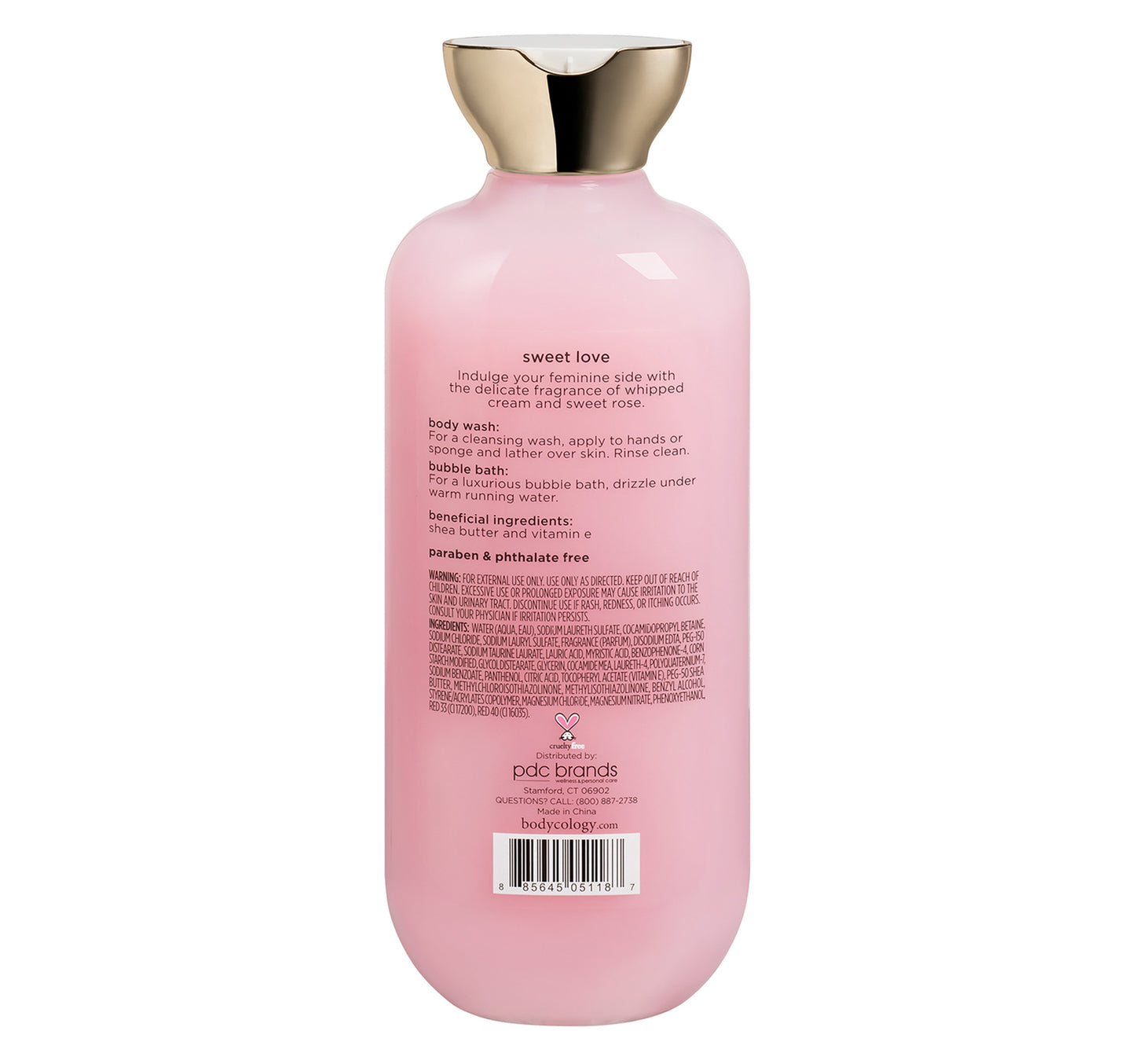 Bodycology Sweet Love Moisturizing Body Wash 473 ml