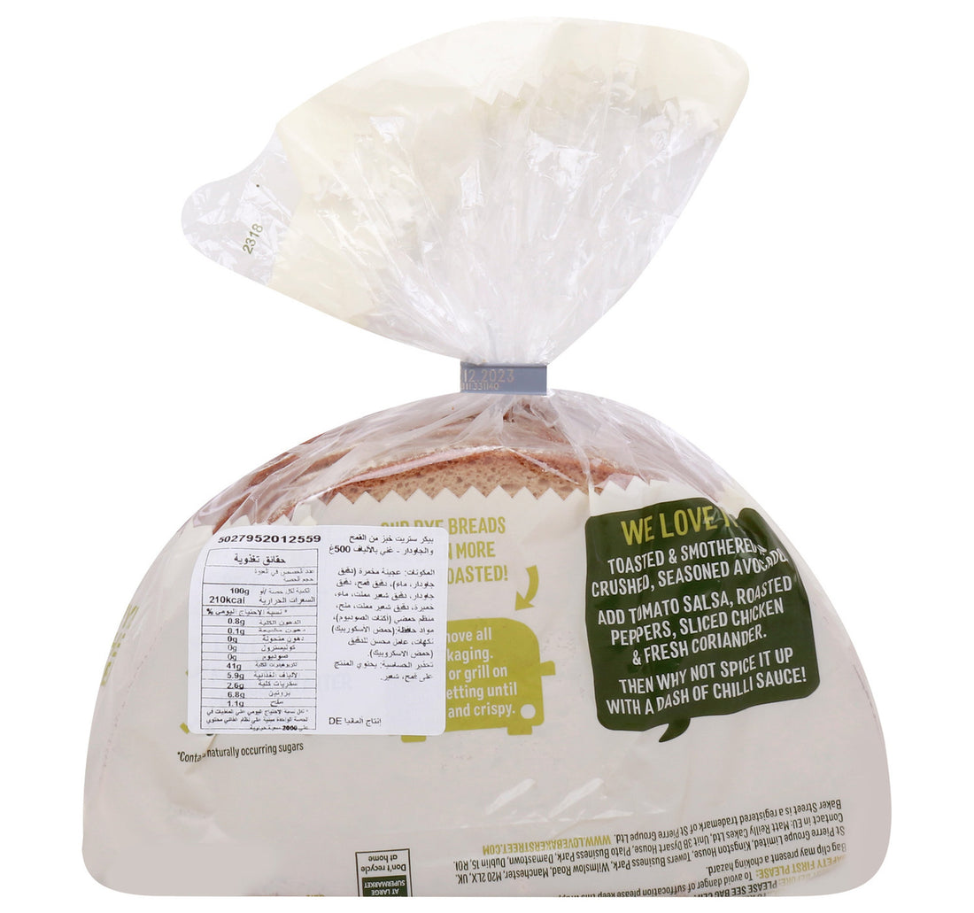 Baker Street Rye & Wheat Bread 500 g