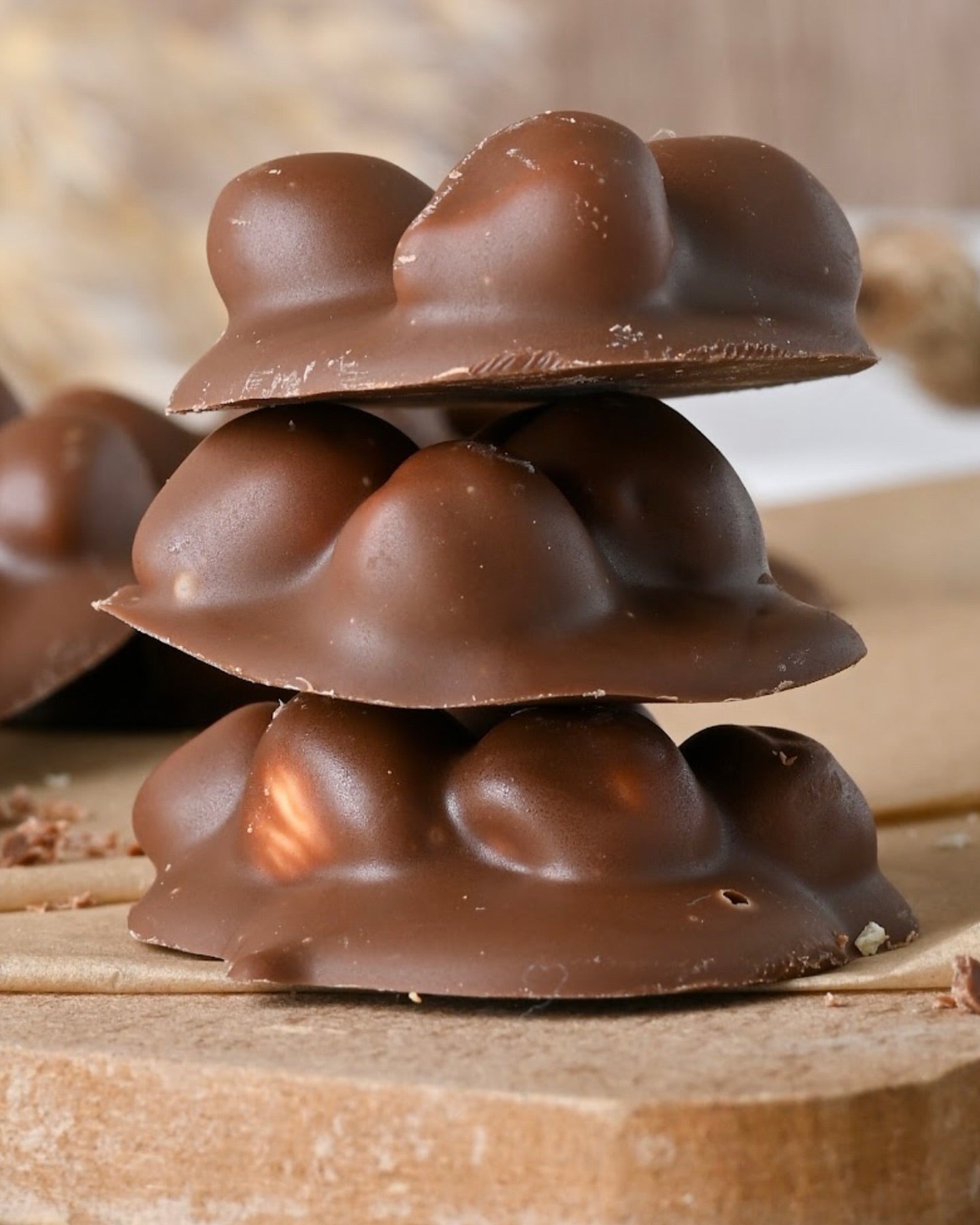 Hazelnut chocolate truffle