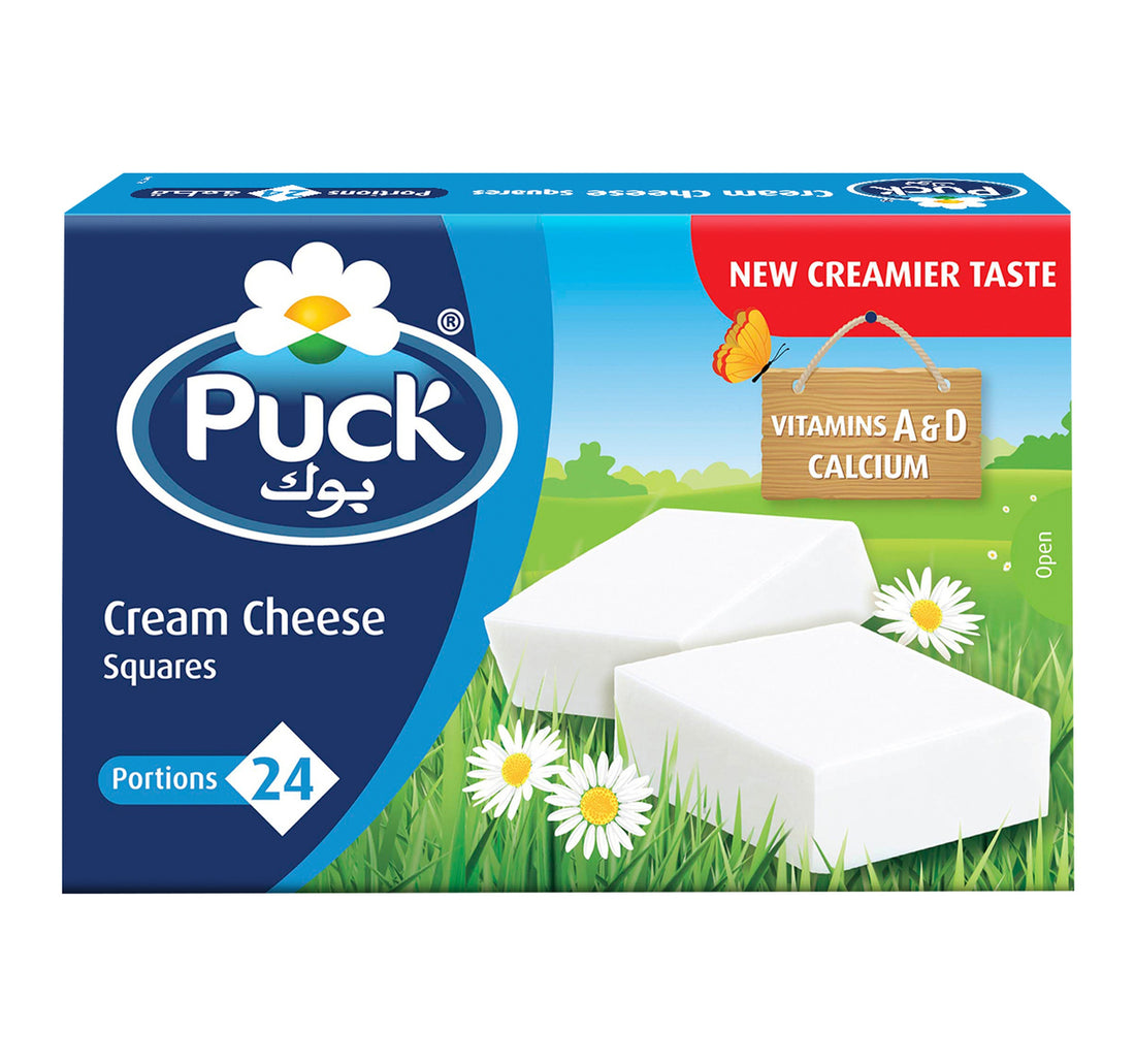 Puck Cream Cheese Squares 24 Portions 432 g