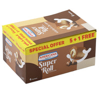 Americana Super Roll Chocolate 60 g 5+1